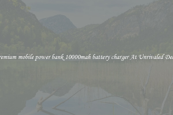 Premium mobile power bank 10000mah battery charger At Unrivaled Deals