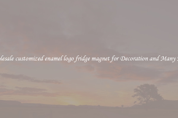 Wholesale customized enamel logo fridge magnet for Decoration and Many More