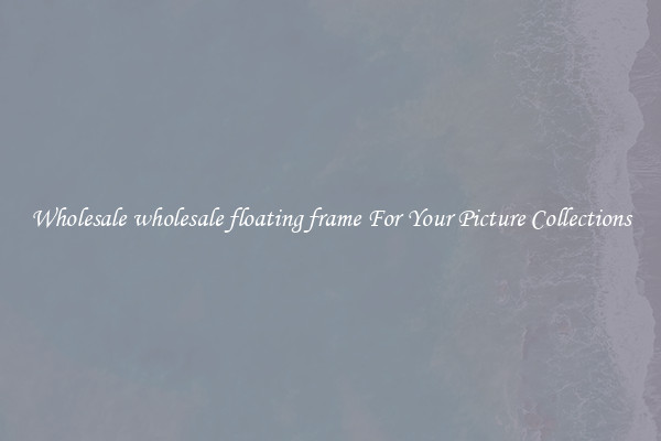 Wholesale wholesale floating frame For Your Picture Collections